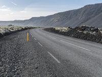 Iceland Mountain Road Landscape