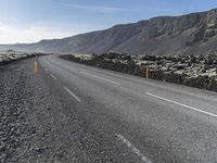 Iceland Mountain Road Landscape