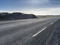 Iceland Road Landscape: Mountains and Nature