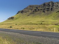 Iceland Road: A Mountain Landscape