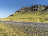 Iceland Road: A Mountain Landscape