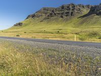 Iceland Road: A Mountain Landscape