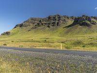 Iceland Road: A Mountain Landscape