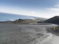 Icelandic Coastal Road: Mountains and Water Views