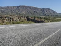 Icelandic Highlands Road Through Mountain Landscape