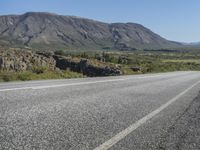 Icelandic Highlands Road Through Mountain Landscape