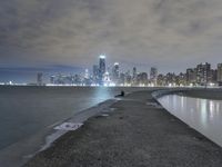 The Metropolitan Area of Illinois: A Night Cityscape