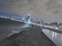 The Metropolitan Area of Illinois: A Night Cityscape