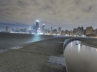 The Metropolitan Area of Illinois: A Night Cityscape