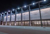 Urban Illinois: Asphalt Streets and Vibrant City Lights