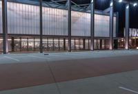 Urban Illinois: Asphalt Streets and Vibrant City Lights