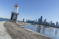 Illinois Urban Jetty: A Bridge Overlooking the Sea