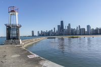 Illinois Urban Jetty: A Bridge Overlooking the Sea