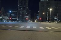 Illinois Urban Metropolis Night Lights 001