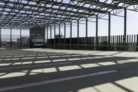 the inside of an industrial building with a lot of glass and steel in it,