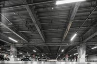 Industrial Hall: Metal and Concrete Flooring