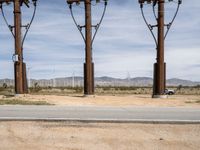 Industrial Landscape of California: Windmills and Factories