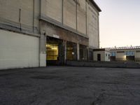 Industrial Road in Los Angeles at Dawn