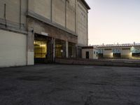 Industrial Road in Los Angeles at Dawn