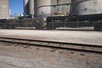 Industrial Train Tracks in Grand Rapids, Iowa