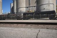 Industrial Train Tracks in Grand Rapids, Iowa