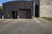 Iowa City Architecture: Road and Building