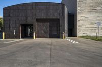 Iowa City Architecture: Road and Building