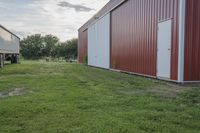 Iowa Farmhouse on a Grey Sky Daytime