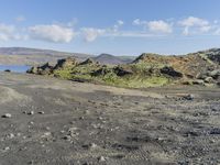 Coastal Landscape of Iceland: Clear Skies and Stunning Views