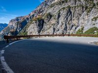 Italian Mountain Road: Nature's Breathtaking View