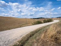 Italian Rural Beauty: Gravel Road in Tuscany