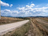 Italian Rural Beauty: Gravel Road in Tuscany 002