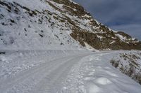 Italy Landscape: Snow Covered Mountains 002