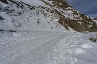 Italy Landscape: Snow Covered Mountains 004