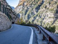 Italy Mountain Road Scenic View 001