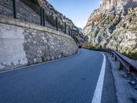 Scenic View of Mountain Road in Italy (002)