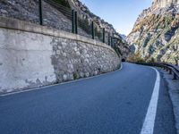 Scenic View of Italy Mountain Road 004