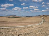 Scenic Road in Tuscany, Italy