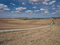 Scenic Road in Tuscany, Italy