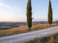 Italy's Tuscany: A Journey Along a Dirt Road through the Countryside