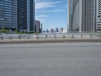 Japan's Modern Architecture: Urban Bridge and Skyline