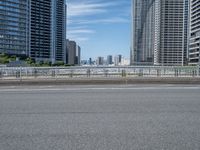 Japan's Modern Architecture: Urban Bridge and Skyline