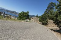 Knox Mountain in Kelowna, British Columbia