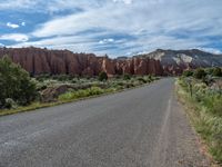 Road Through the Stunning Kodachrome Basin State Park, Utah