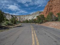 Straight Road in Kodachrome Basin, Utah