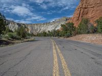 Straight Road in Kodachrome Basin, Utah