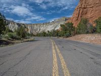 Straight Road in Kodachrome Basin, Utah