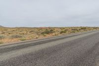 a person walking in a road on the edge of the road with his skateboard