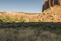 Landscape at Dawn in a National Park