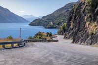 Landscape: Mountain, Ocean, Rock Wall 001